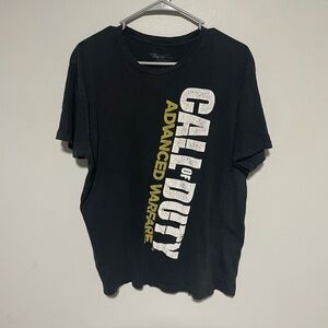 Black Call of Duty advanced warfare  T-Shirt men’s size large